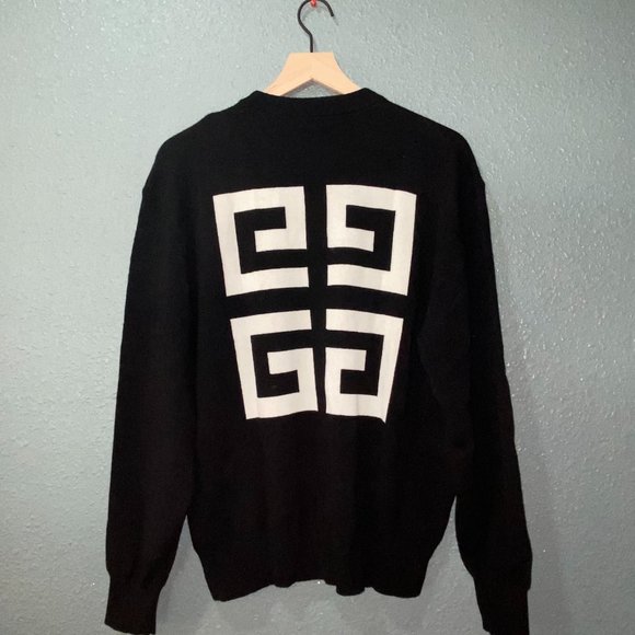 GIVENCHY Black Cashmere 4G Sweater - Picture 6 of 10